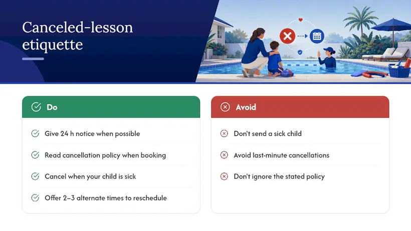 What's the Right Way to Handle a Canceled Lesson?, overview diagram