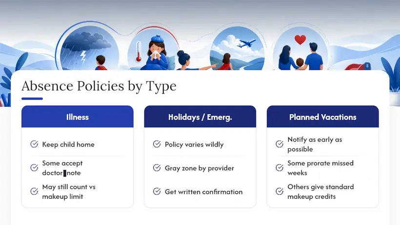 Illness, Holidays, and Vacation: The Exceptions That Trip People Up, overview diagram